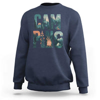 Camping Nature Adventure Campfire Tent Mountains Sweatshirt - Wonder Print Shop