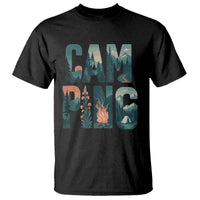 Camping Nature Adventure Campfire Tent Mountains T Shirt - Wonder Print Shop