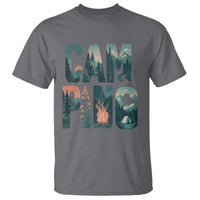 Camping Nature Adventure Campfire Tent Mountains T Shirt - Wonder Print Shop