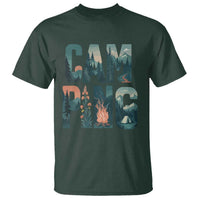 Camping Nature Adventure Campfire Tent Mountains T Shirt - Wonder Print Shop