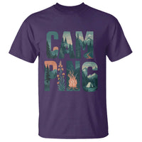 Camping Nature Adventure Campfire Tent Mountains T Shirt - Wonder Print Shop