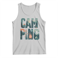 Camping Nature Adventure Campfire Tent Mountains Tank Top - Wonder Print Shop