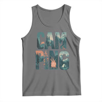 Camping Nature Adventure Campfire Tent Mountains Tank Top - Wonder Print Shop
