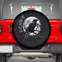 Funny F Caw F Spare Tire Cover Black Crow Moon Gothic Adult Humor - Wonder Print Shop