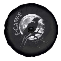 Funny F Caw F Spare Tire Cover Black Crow Moon Gothic Adult Humor - Wonder Print Shop