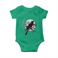 Funny F Caw F Baby Onesie Black Crow Moon Gothic Adult Humor - Wonder Print Shop