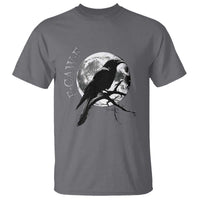 Funny F Caw F T Shirt Black Crow Moon Gothic Adult Humor - Wonder Print Shop