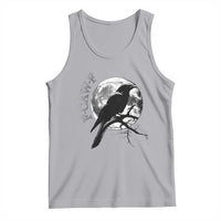 Funny F Caw F Tank Top Black Crow Moon Gothic Adult Humor - Wonder Print Shop
