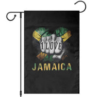 Jamaica One Love Garden Flag Rasta Reggae Punching Hand Jamaican Flag - Wonder Print Shop