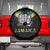 Jamaica One Love Spare Tire Cover Rasta Reggae Punching Hand Jamaican Flag - Wonder Print Shop