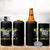 Jamaica One Love 4 in 1 Can Cooler Tumbler Rasta Reggae Punching Hand Jamaican Flag - Wonder Print Shop