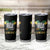 Jamaica One Love Tumbler Cup Rasta Reggae Punching Hand Jamaican Flag - Wonder Print Shop