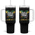 Jamaica One Love Tumbler With Handle Rasta Reggae Punching Hand Jamaican Flag - Wonder Print Shop