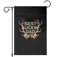 Funny Best Buckin Dad Ever Garden Flag Deer Hunting Father's Day - Wonder Print Shop