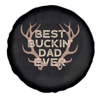 Funny Best Buckin Dad Ever Spare Tire Cover Deer Hunting Father's Day - Wonder Print Shop