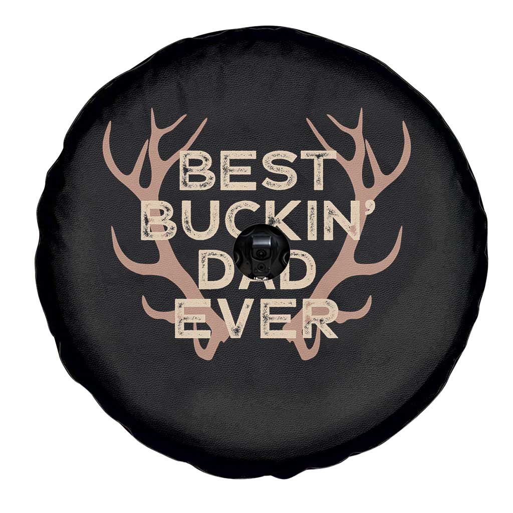 Funny Best Buckin Dad Ever Spare Tire Cover Deer Hunting Father's Day - Wonder Print Shop