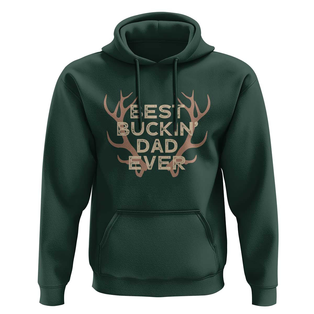 Funny Best Buckin Dad Ever Hoodie Deer Hunting Father's Day - Wonder Print Shop