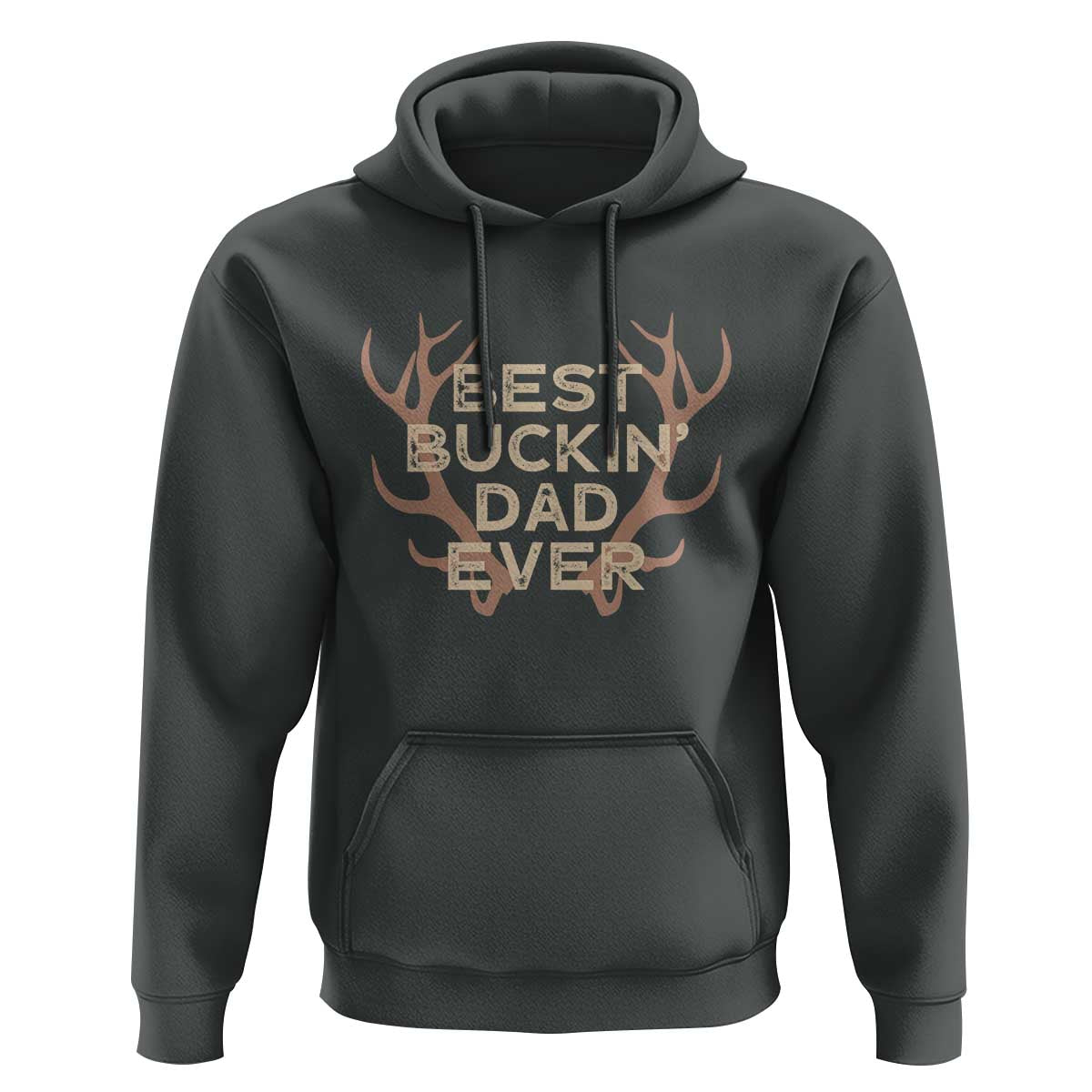 Funny Best Buckin Dad Ever Hoodie Deer Hunting Father's Day - Wonder Print Shop