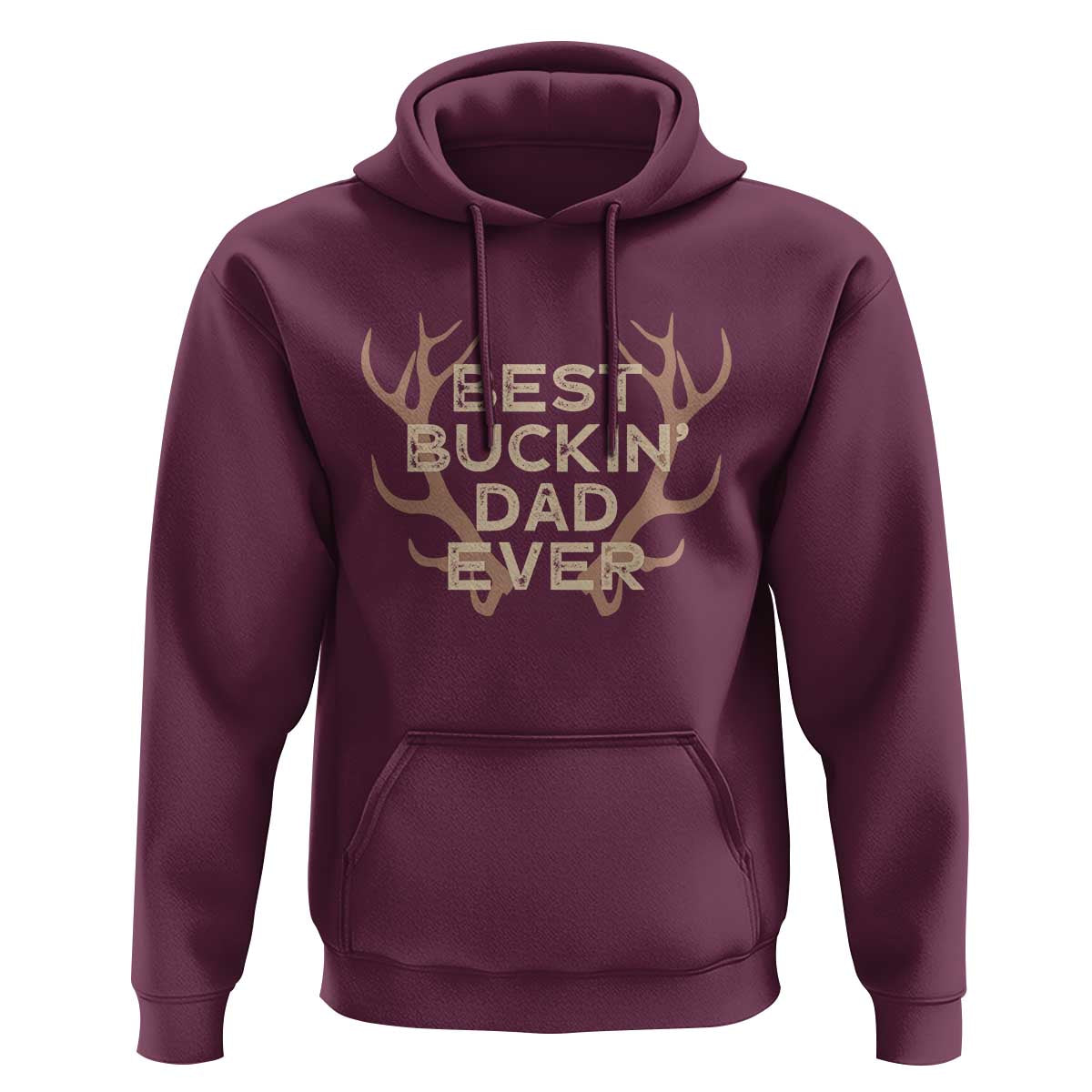 Funny Best Buckin Dad Ever Hoodie Deer Hunting Father's Day - Wonder Print Shop