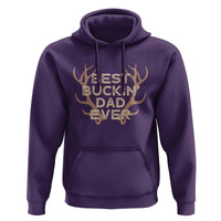 Funny Best Buckin Dad Ever Hoodie Deer Hunting Father's Day - Wonder Print Shop