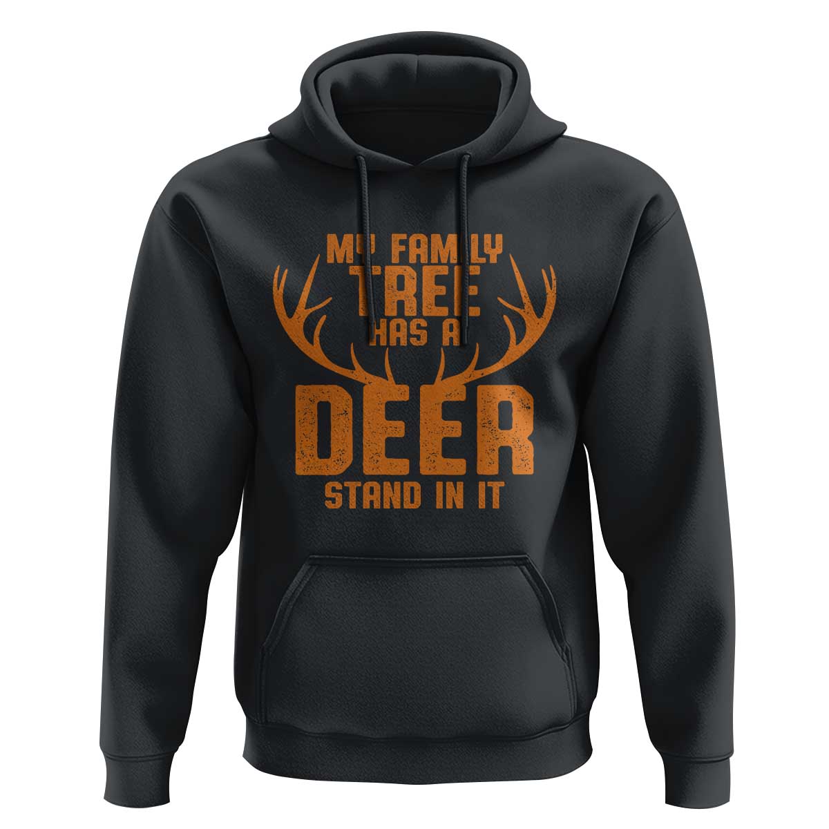Funny My Family Tree Has A Deer Stand In It Hoodie Deer Hunting - Wonder Print Shop