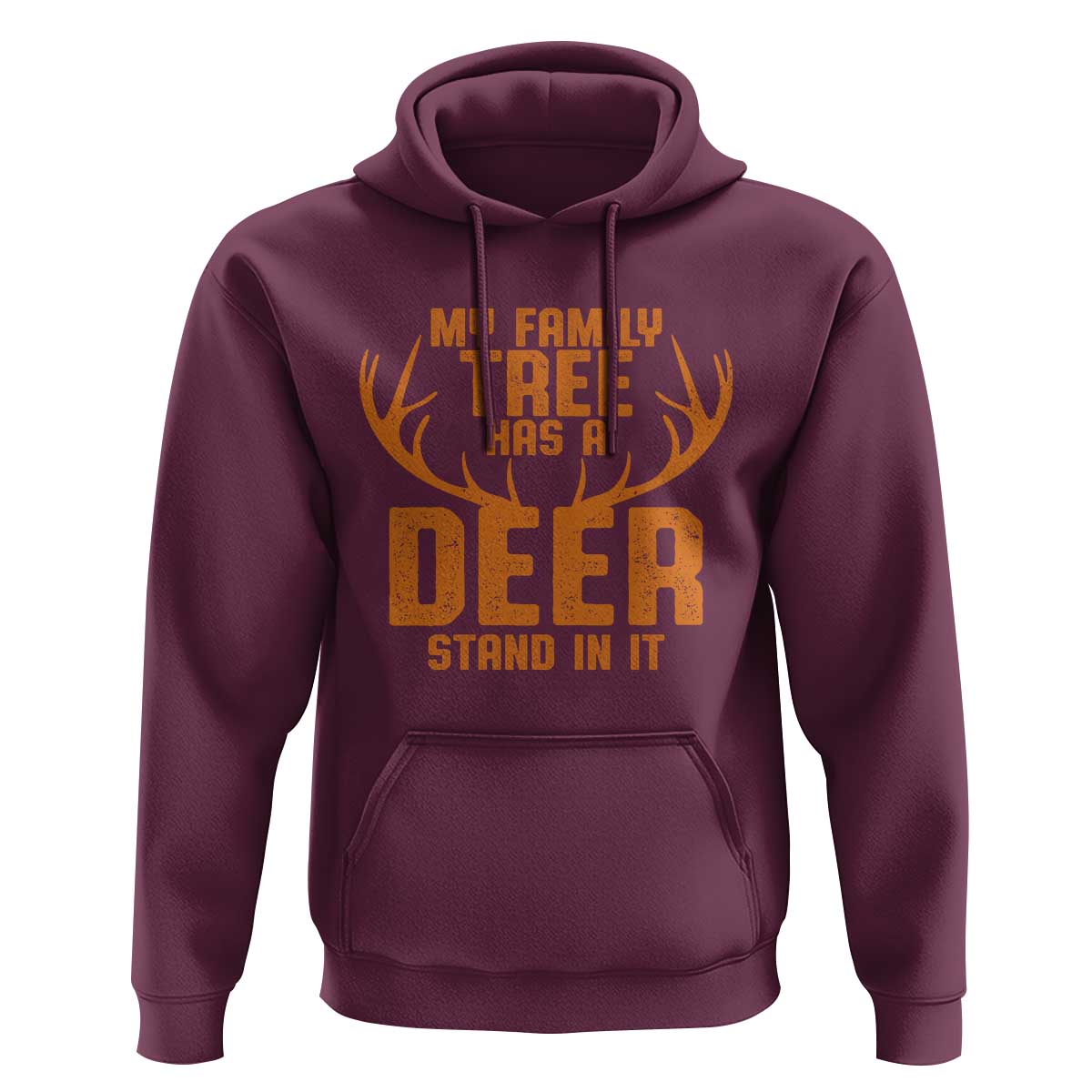 Funny My Family Tree Has A Deer Stand In It Hoodie Deer Hunting - Wonder Print Shop