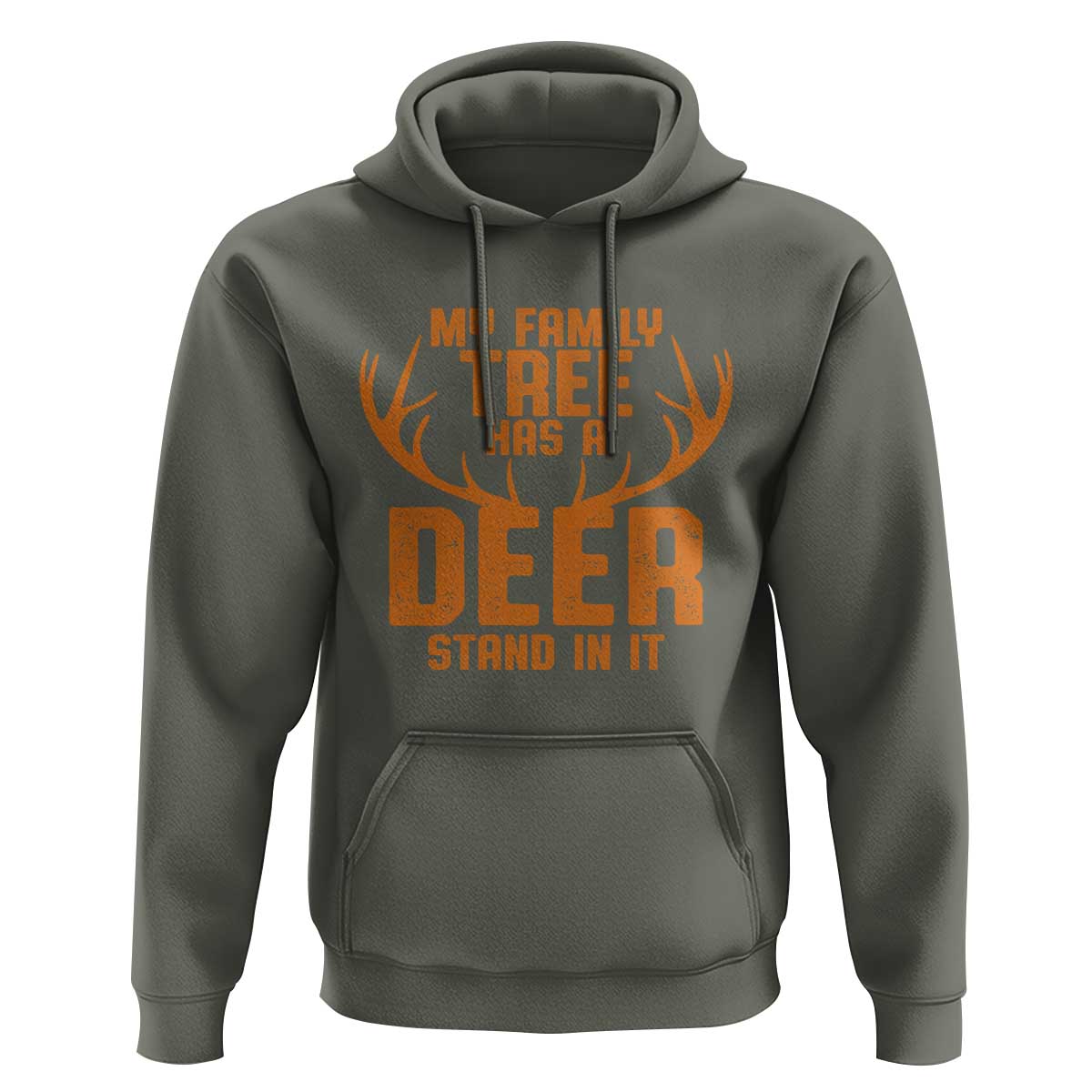Funny My Family Tree Has A Deer Stand In It Hoodie Deer Hunting - Wonder Print Shop