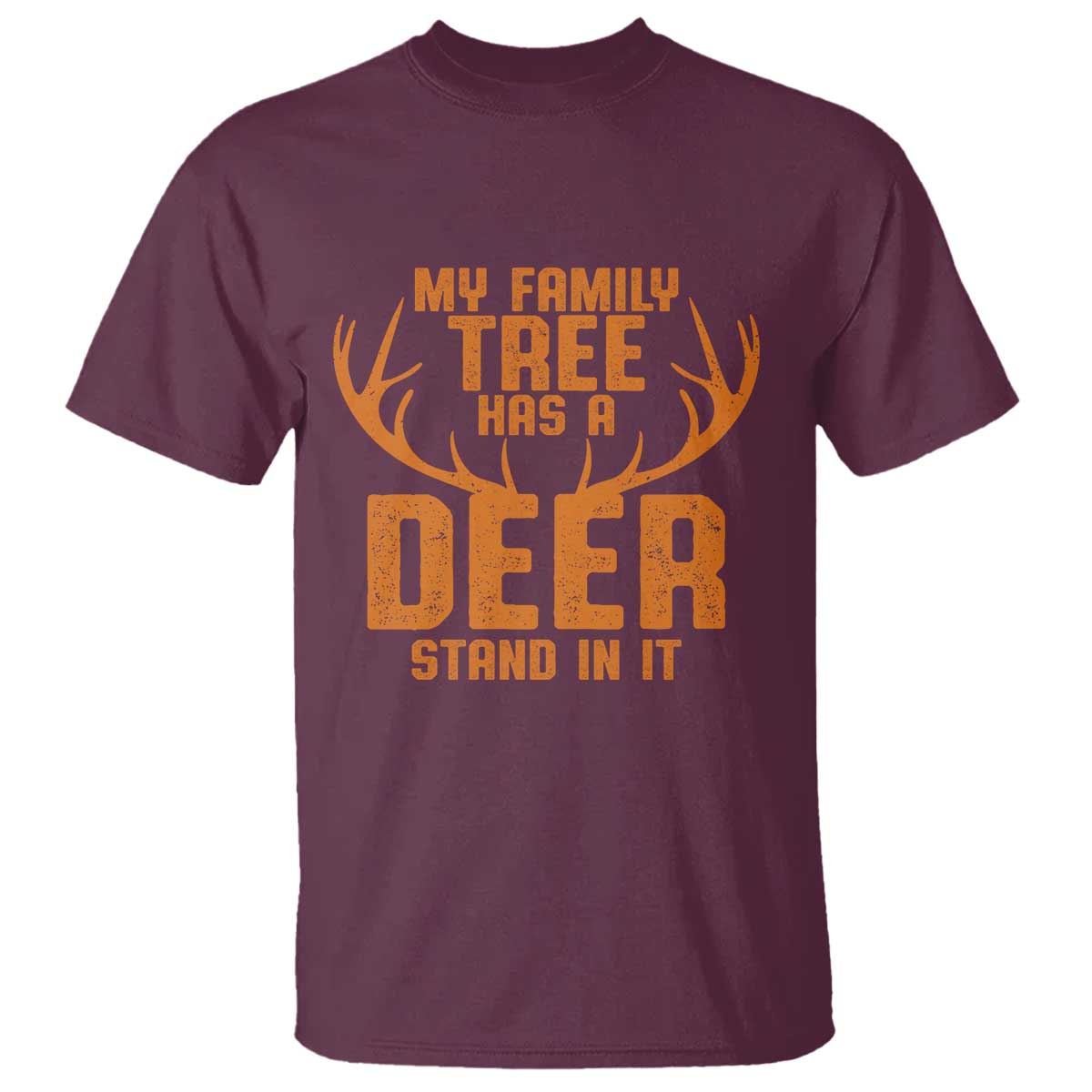 Funny My Family Tree Has A Deer Stand In It T Shirt Deer Hunting - Wonder Print Shop