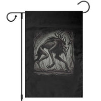 Wendigo Monster Garden Flag Skinwalker Night Stroll Cryptid Dark Forest - Wonder Print Shop