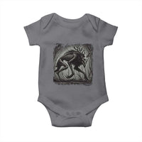 Wendigo Monster Baby Onesie Skinwalker Night Stroll Cryptid Dark Forest - Wonder Print Shop