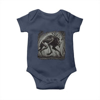 Wendigo Monster Baby Onesie Skinwalker Night Stroll Cryptid Dark Forest - Wonder Print Shop