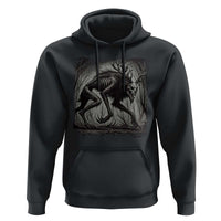 Wendigo Monster Hoodie Skinwalker Night Stroll Cryptid Dark Forest - Wonder Print Shop