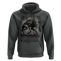 Wendigo Monster Hoodie Skinwalker Night Stroll Cryptid Dark Forest - Wonder Print Shop