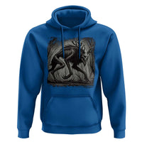 Wendigo Monster Hoodie Skinwalker Night Stroll Cryptid Dark Forest - Wonder Print Shop