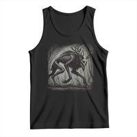Wendigo Monster Tank Top Skinwalker Night Stroll Cryptid Dark Forest - Wonder Print Shop