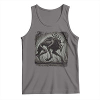 Wendigo Monster Tank Top Skinwalker Night Stroll Cryptid Dark Forest - Wonder Print Shop