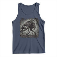 Wendigo Monster Tank Top Skinwalker Night Stroll Cryptid Dark Forest - Wonder Print Shop