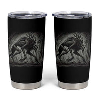 Wendigo Monster Tumbler Cup Skinwalker Night Stroll Cryptid Dark Forest - Wonder Print Shop