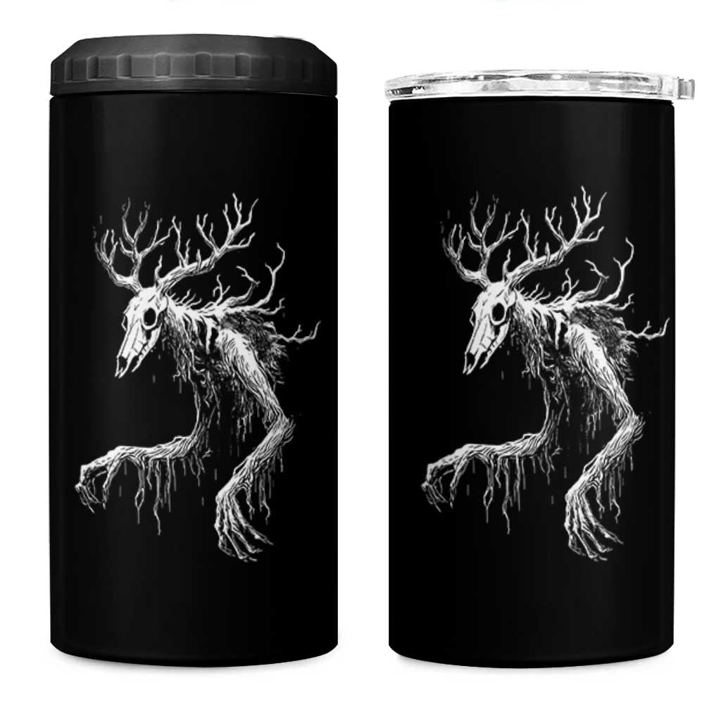 Wendigo Monster Skinwalker Mythical Cryptid 4 in 1 Can Cooler Tumbler - Wonder Print Shop