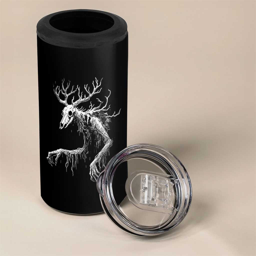 Wendigo Monster Skinwalker Mythical Cryptid 4 in 1 Can Cooler Tumbler - Wonder Print Shop