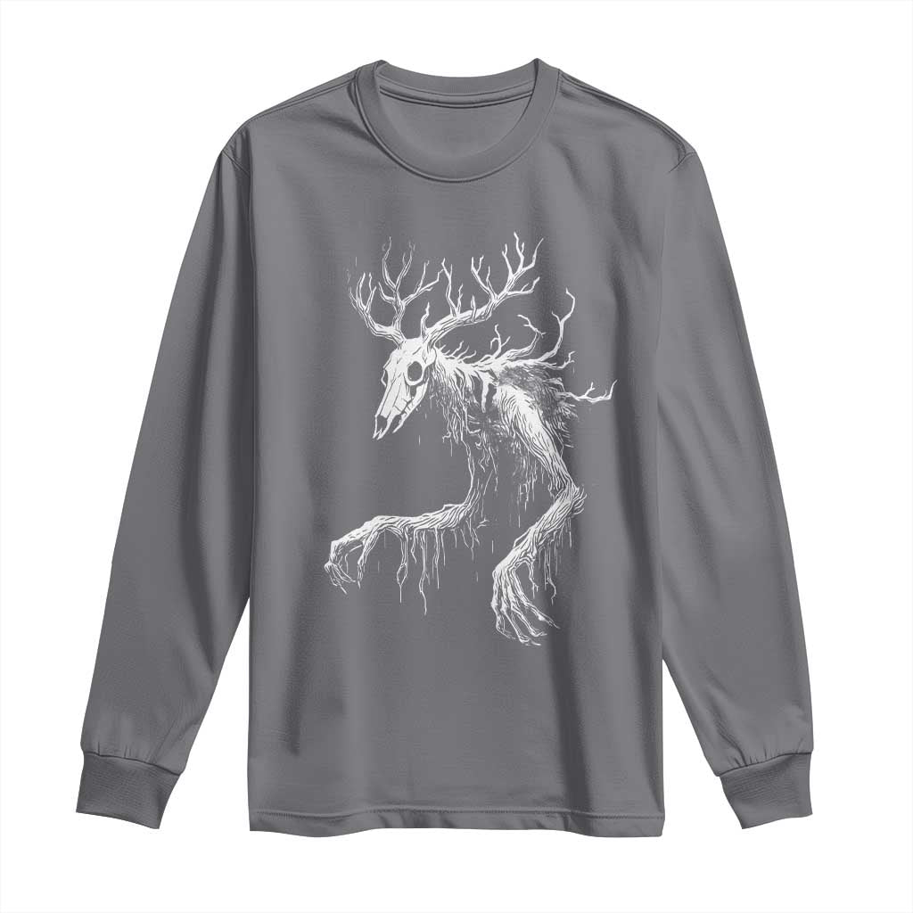 Wendigo Monster Skinwalker Mythical Cryptid Long Sleeve Shirt - Wonder Print Shop