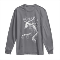 Wendigo Monster Skinwalker Mythical Cryptid Long Sleeve Shirt - Wonder Print Shop