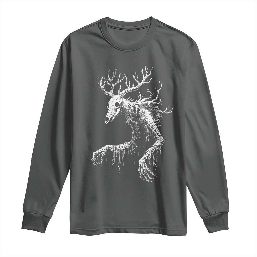 Wendigo Monster Skinwalker Mythical Cryptid Long Sleeve Shirt - Wonder Print Shop