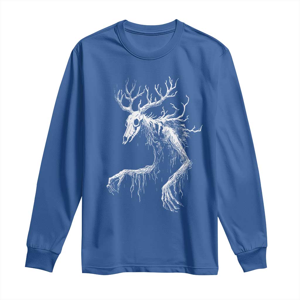 Wendigo Monster Skinwalker Mythical Cryptid Long Sleeve Shirt - Wonder Print Shop