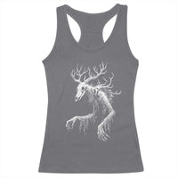 Wendigo Monster Skinwalker Mythical Cryptid Racerback Tank Top - Wonder Print Shop