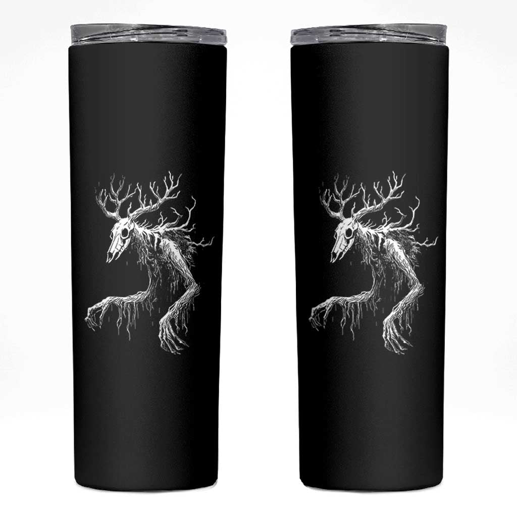 Wendigo Monster Skinwalker Mythical Cryptid Skinny Tumbler - Wonder Print Shop