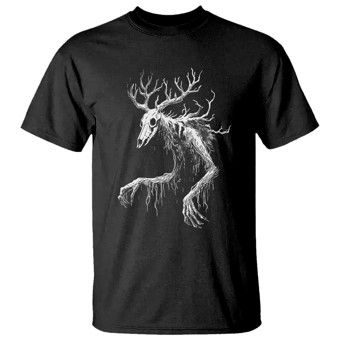 Wendigo Monster Skinwalker Mythical Cryptid T Shirt - Wonder Print Shop