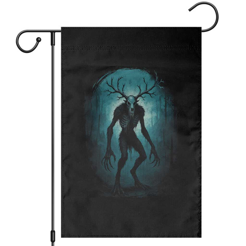 Wendigo Monster Skinwalker Mythical Cryptid Dark Forest Garden Flag - Wonder Print Shop