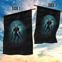 Wendigo Monster Skinwalker Mythical Cryptid Dark Forest Garden Flag - Wonder Print Shop