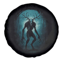 Wendigo Monster Skinwalker Mythical Cryptid Dark Forest Spare Tire Cover - Wonder Print Shop